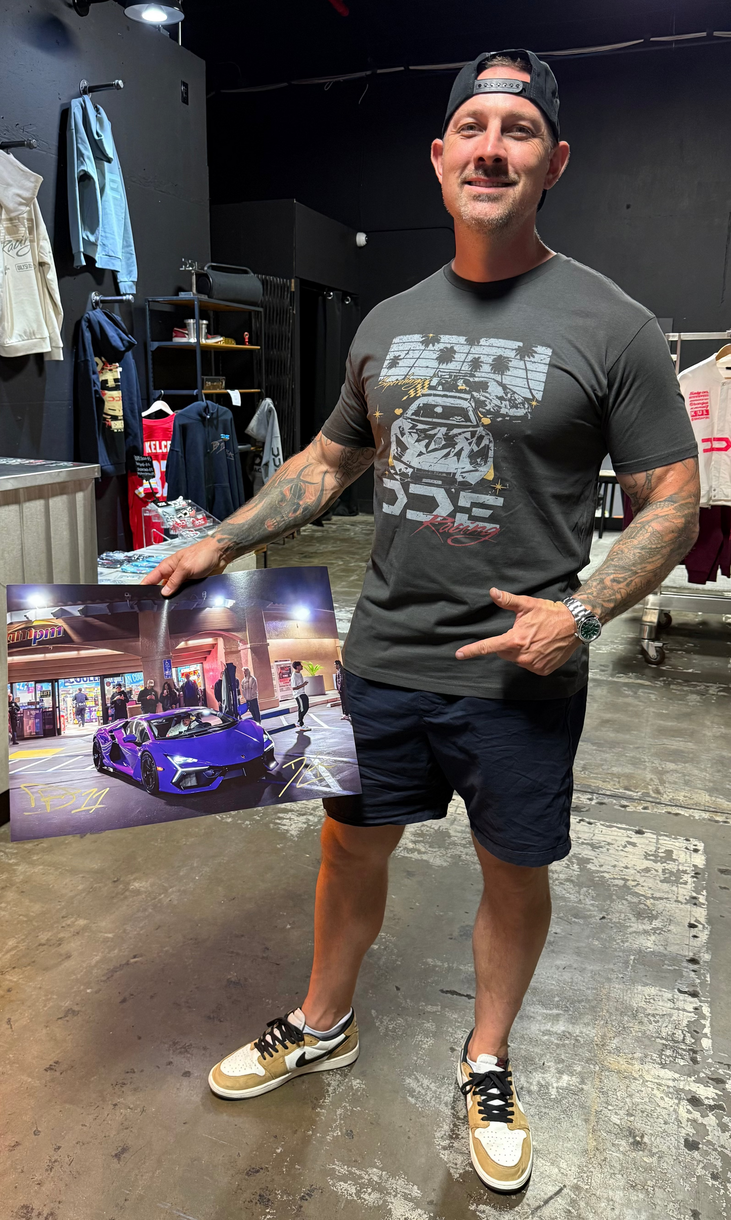 Vintage Huracan tee sample
