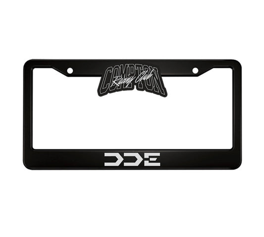 COMPTON RACING CLUB BLACK LICENSE PLATE FRAME