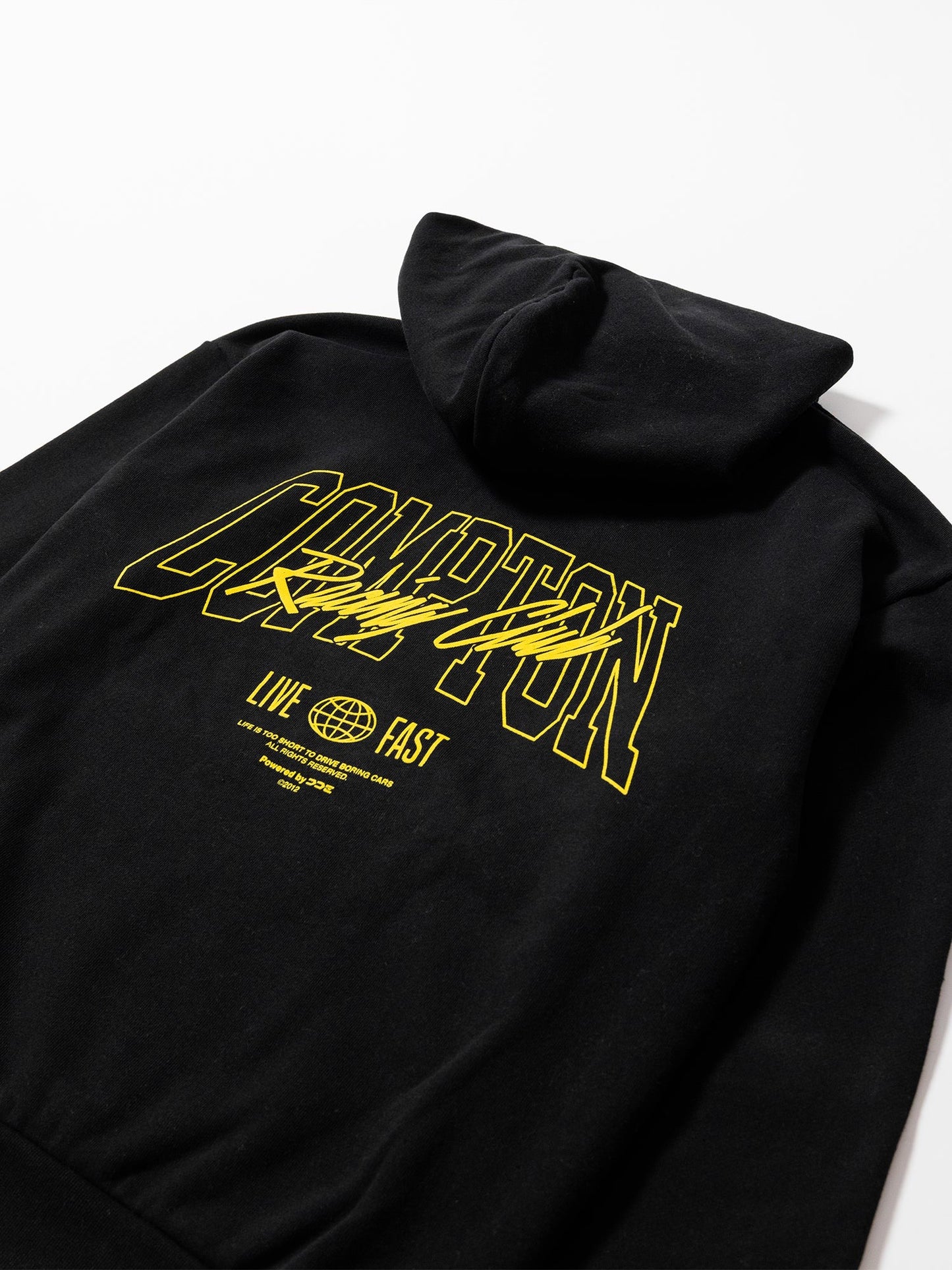 COMPTON RACING CLUB BLACK HOODIE