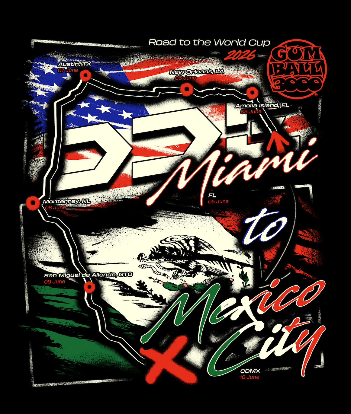 DDE x Gumball 3000 Tee