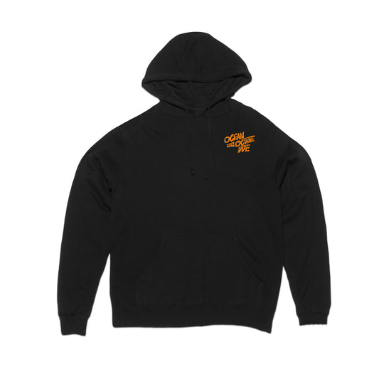 OCEAN MEETS OCTANE BLACK HOODIE
