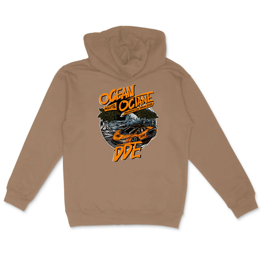 OCEAN MEETS OCTANE SAND STONE HOODIE