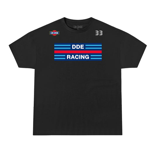 STRIPES AND SPEED BLACK TEE