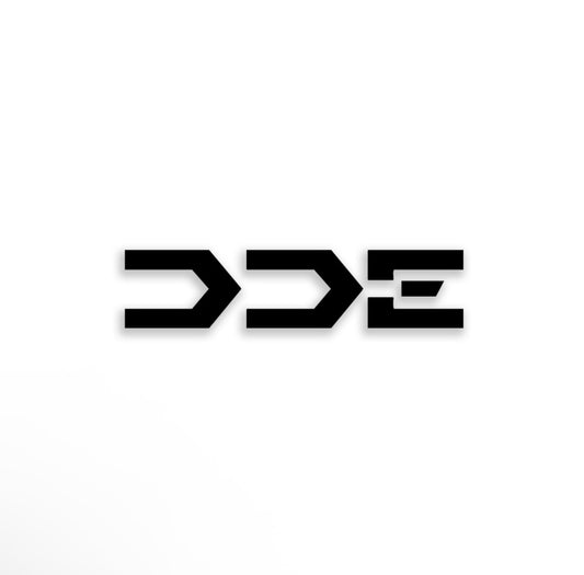 DDE CLASSIC BLACK DECAL