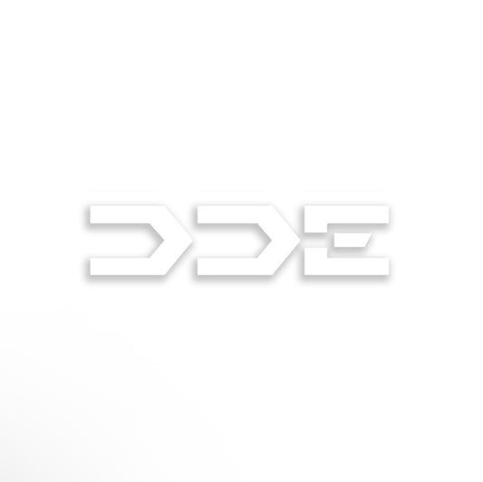 DDE CLASSIC WHITE DECAL