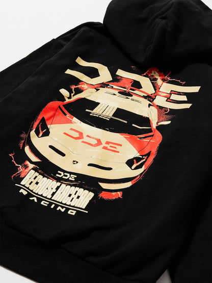 SVJ BECAUSE RACE CAR BLACK HOODIE