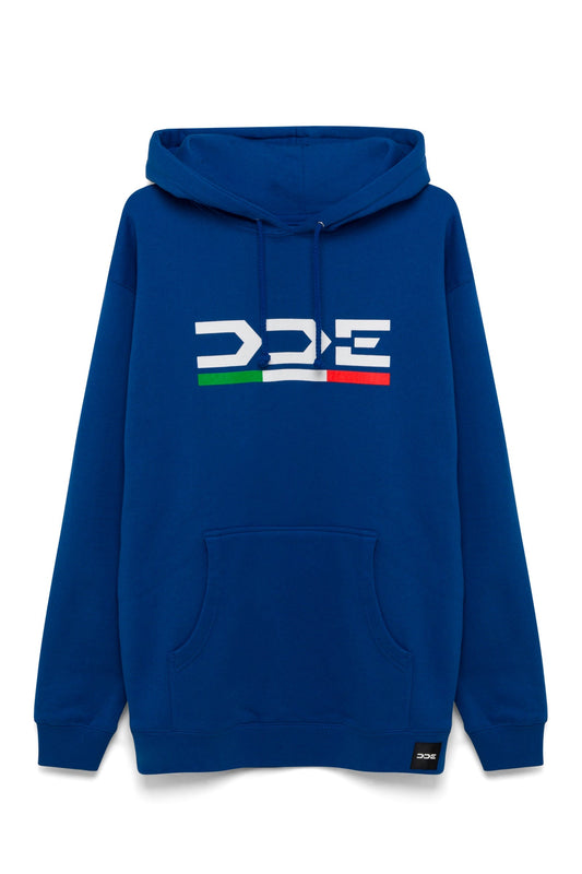 DDE classic hoodie (blue)
