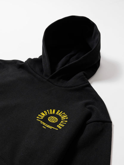 COMPTON RACING CLUB BLACK HOODIE
